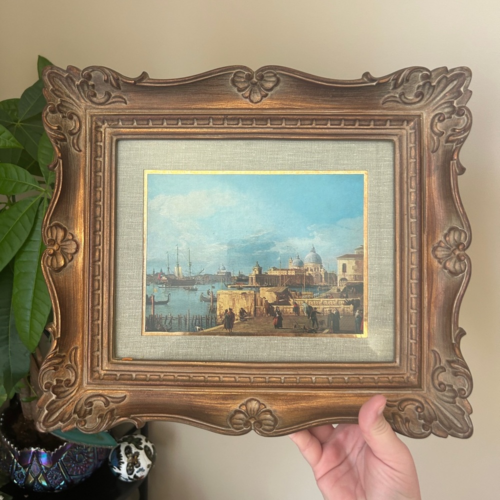 Gorgeous Vintage Framed Turner Venice Scene | Classic Decor | Ready to Hang Art